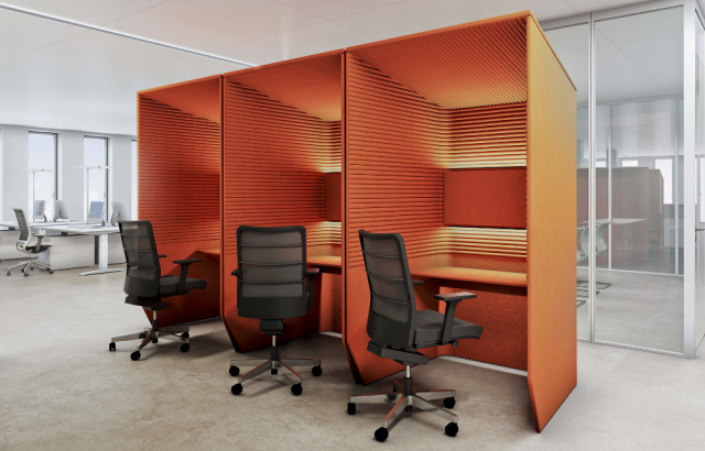  BUZZI BOOTH Collaboration Areas OFFICE FURNITURE Movinord Products