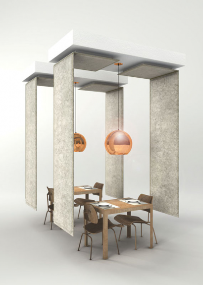  BUZZI WINGS Sound Absorbing Partitions SOUND ABSORBING Movinord Products