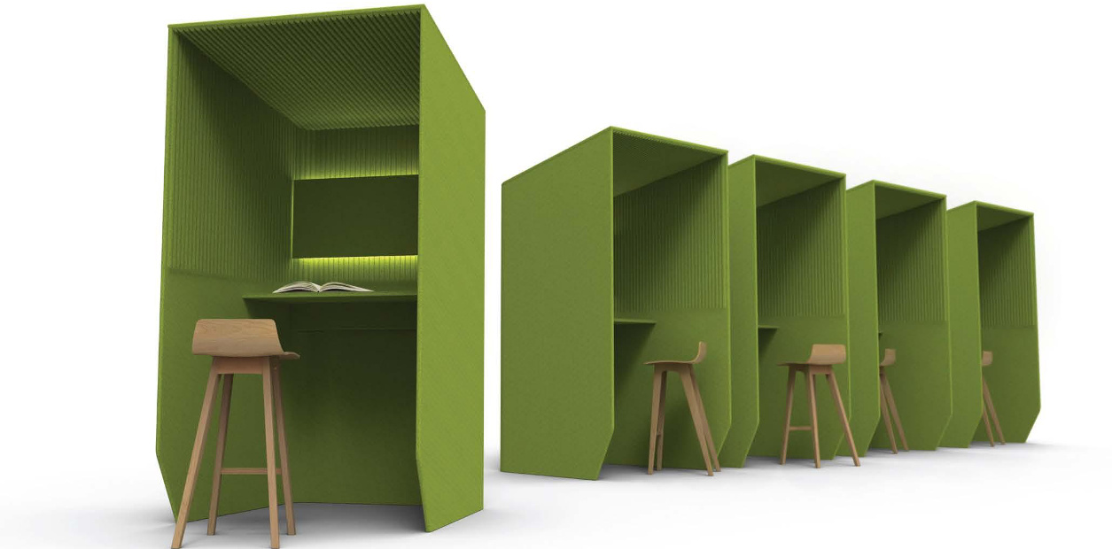 BUZZI BOOTH  OFFICE FURNITURE Collaboration Areas